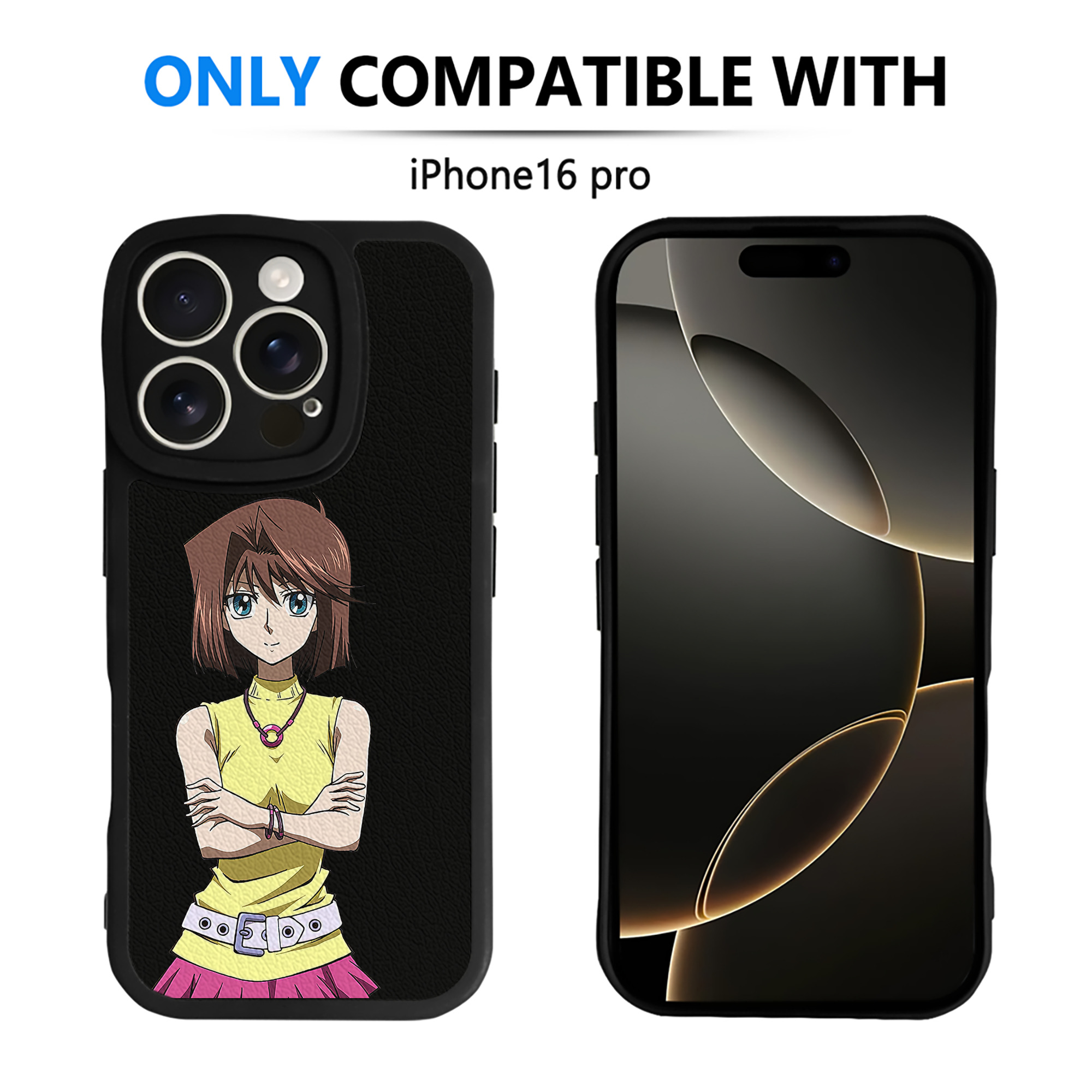 遊☆戯☆王 Yu-Gi-Oh! 【iPhone 16シリーズ対応】シリコンスマホケース（レザー調） 材質：シリコン
